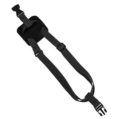 2 Piece Adjustable Elastic Luggage Strap - Black