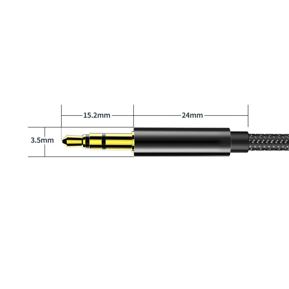 4 Pack 3.5mm AUX Audio Cables for Phones Computers Speakers