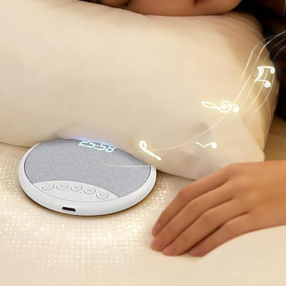 White Noise Machine Bluetooth 5.4 Pillow Speaker for Sleeping Travel