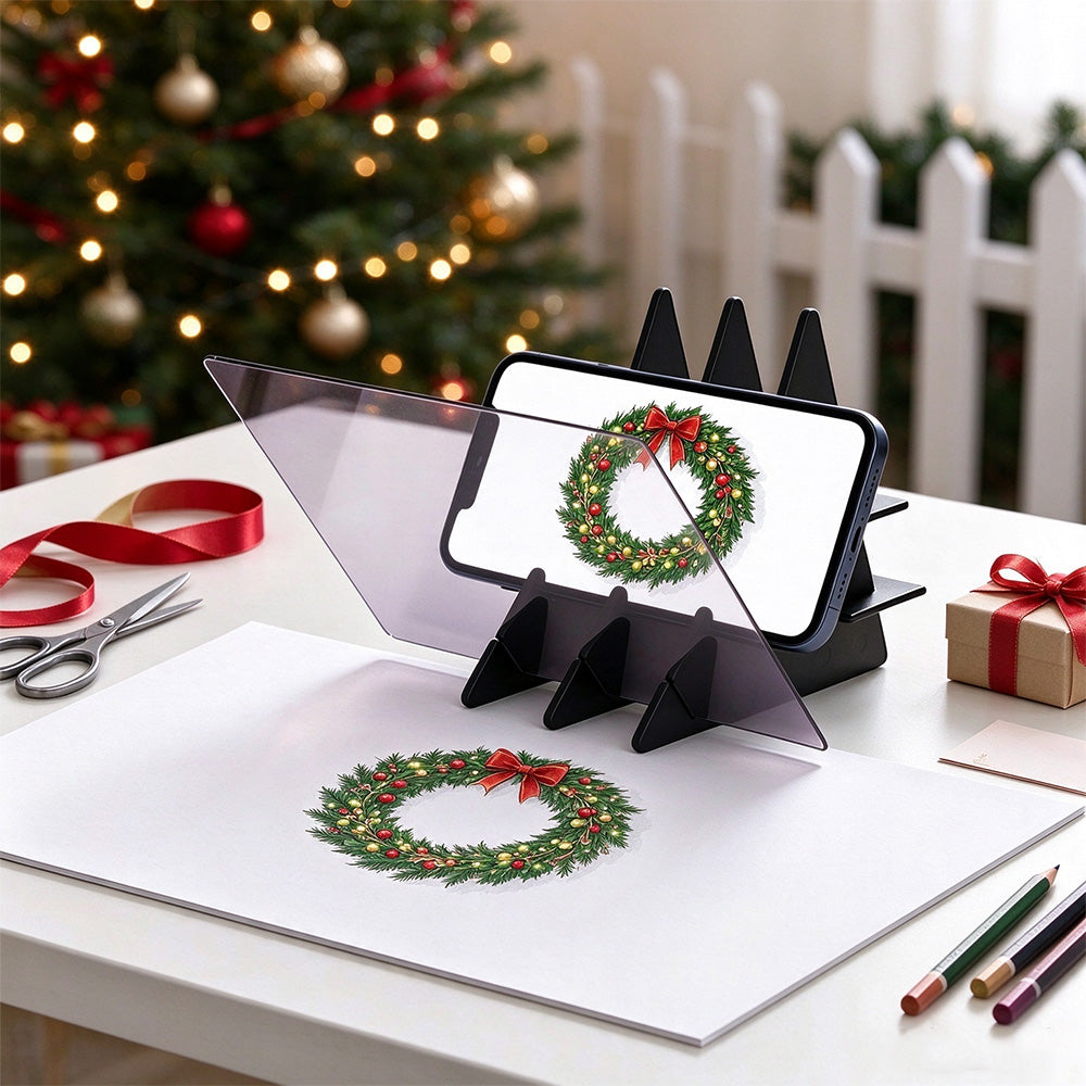 Phone Tablet Optical Drawing Tracing Projection Board with Stand