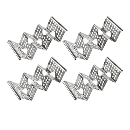 4PCS Stainless Steel Taco Holder Stand Holds 2 To 3 Tortillas