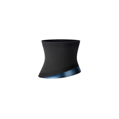 Men Waist Shaper Sweat Belt Slimming Sauna Belt Blue Coating