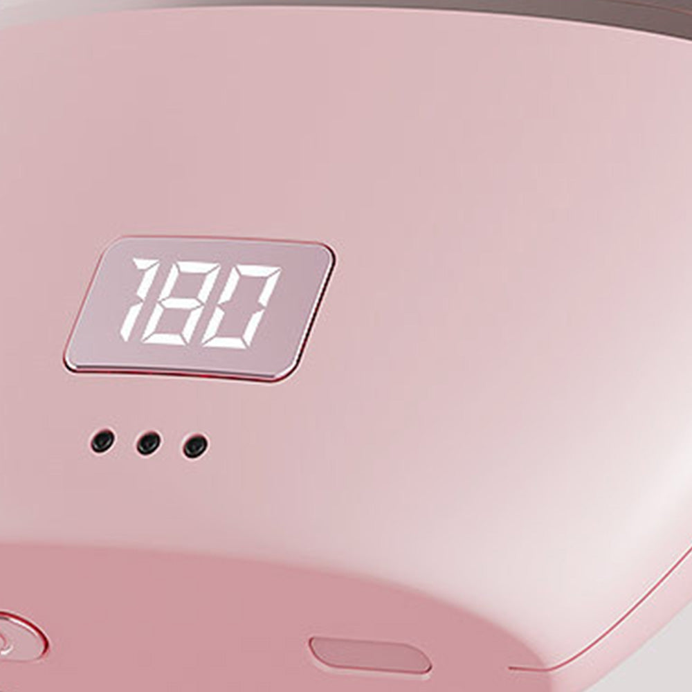 Rechargeable Portable Mini Straight Hair Comb-Pink