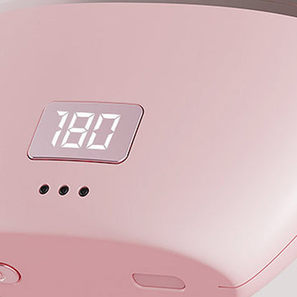 Rechargeable Portable Mini Straight Hair Comb-Pink
