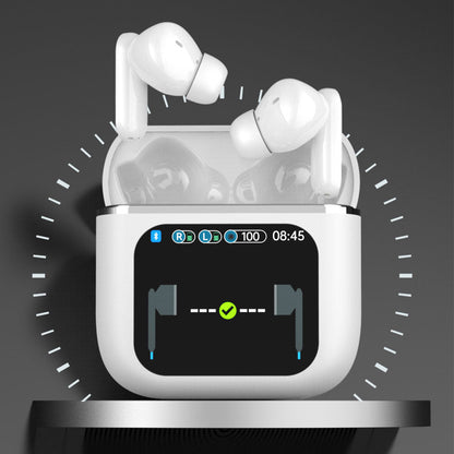 Wireless Bluetooth Headphones Touch Control Stereo Earbuds Headset White