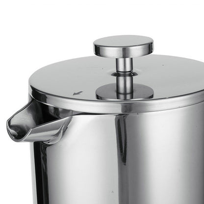 French Press Coffee Maker 304 Stainless Steel Double-Wall Insulated