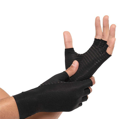 Copper Infused Compression Arthritis Gloves Wrist Finger Joint Pain Relief for Men Women