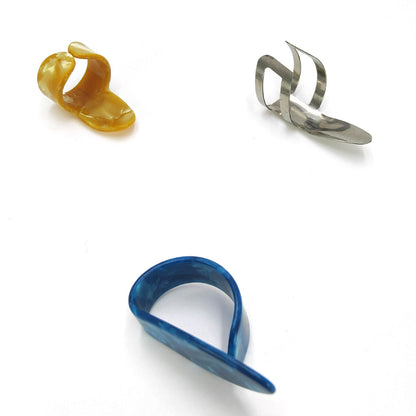 15PCS Finger Pick Set for Guitar ¨C Includes 15-Grid Storage Case Box