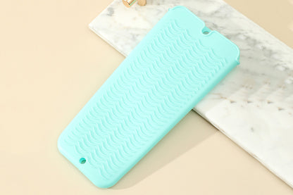 4 Pack Heat Resistant Silicone Pouch for Hair Styling Tools-Green