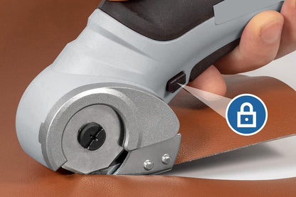 Cordless Cardboard Cutter Electric Fabric Cutter with Lock 4.2V Electric Scissors Multi-Cutting Tools for Leather Felt Rug Box