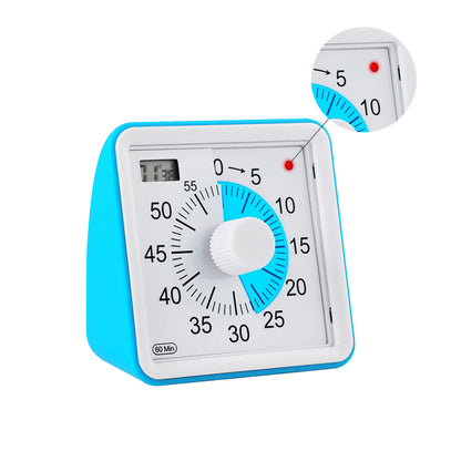 60-Minute Visual Timer Countdown Timer Time Management Tool for Sports Studying Blue