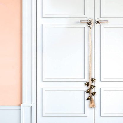 Dog Doorbell With 6 Extra Loud Bells Adjustable Doorbell Hanging Rope For Dog Training