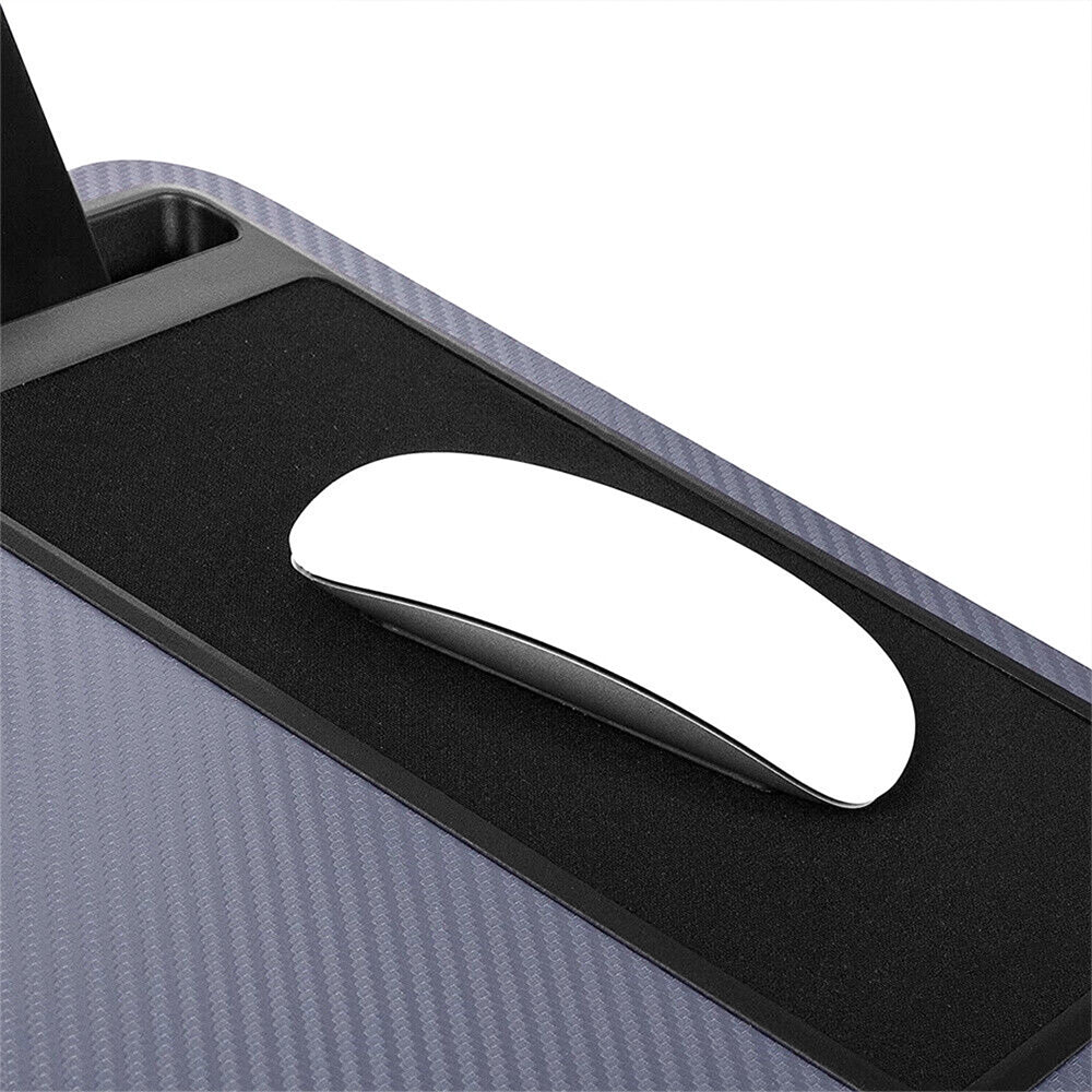 Laptop Lap Desks for Adults Portable Laptop Desk with Mouse Pad and Phone Holder-Grey