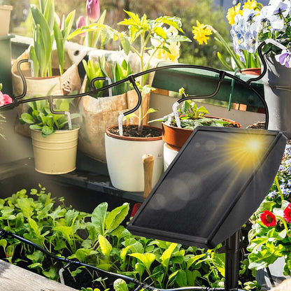 Smart Solar Automatic Drip Irrigation Watering Device Kit with Timed Watering for Pots Plants