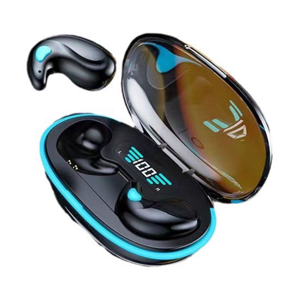 Wireless Bluetooth Sleep Earbuds Invisible Earplugs with Charging Case Black