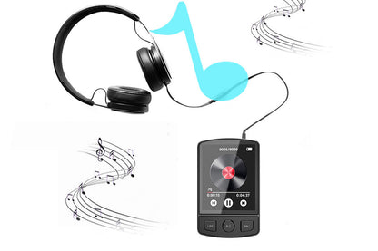 Portable Bluetooth 5.0 MP3 Player with FM Radio Clip On Sports Music Player