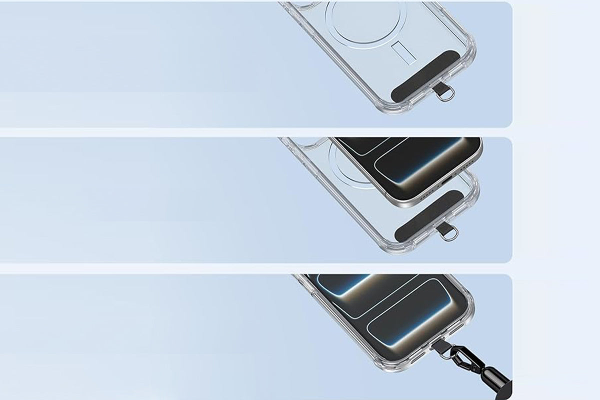 Anti-theft Phone Tether Mobile Phone Lanyard - Black