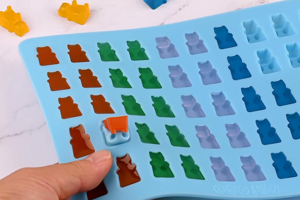 2 Piece Silicone Mould Ice Cube with 2 Droppers