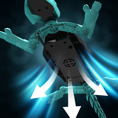 RC Wall Climbing Chameleon Toy with LED Eyes Electric Lizard for Kids Gift