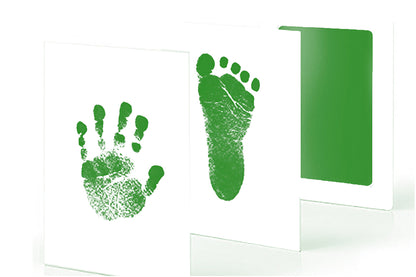 Hand Footprint Kit Dog Paw Print Kit Clean Touch Ink Pad-Green