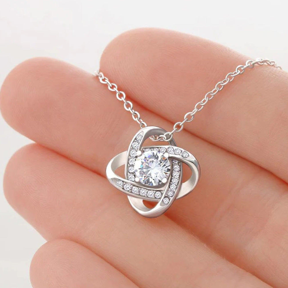 Eternal Preserved Rose Gift Box With Elegant Necklace for Mom Girlfriend Wife -Silver