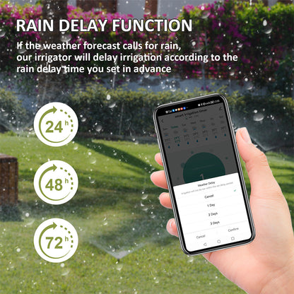 Smart Sprinkler Timer App Control Bluetooth Water Irrigation Timer Controller for Garden Hose