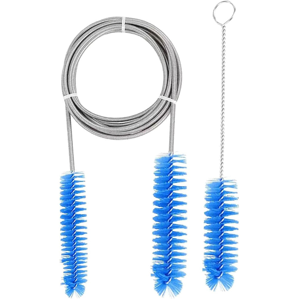 Double End Flexible Pipe Cleaning Brush Set-Blue