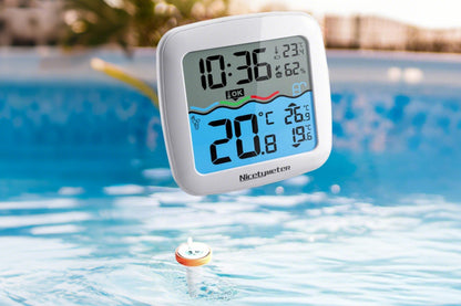 Waterproof Pool Thermometer Digital Pool Thermometer Floating for Swimming Pool