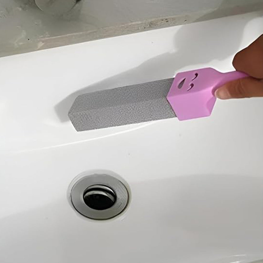 4Pcs Pumice Stone Cleaning Brush with Removable Handle for Toilet Bathroom Kitchen