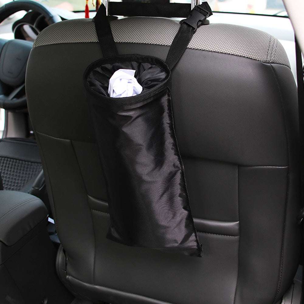 2Pcs Reusable Hanging Car Trash Bag Washable