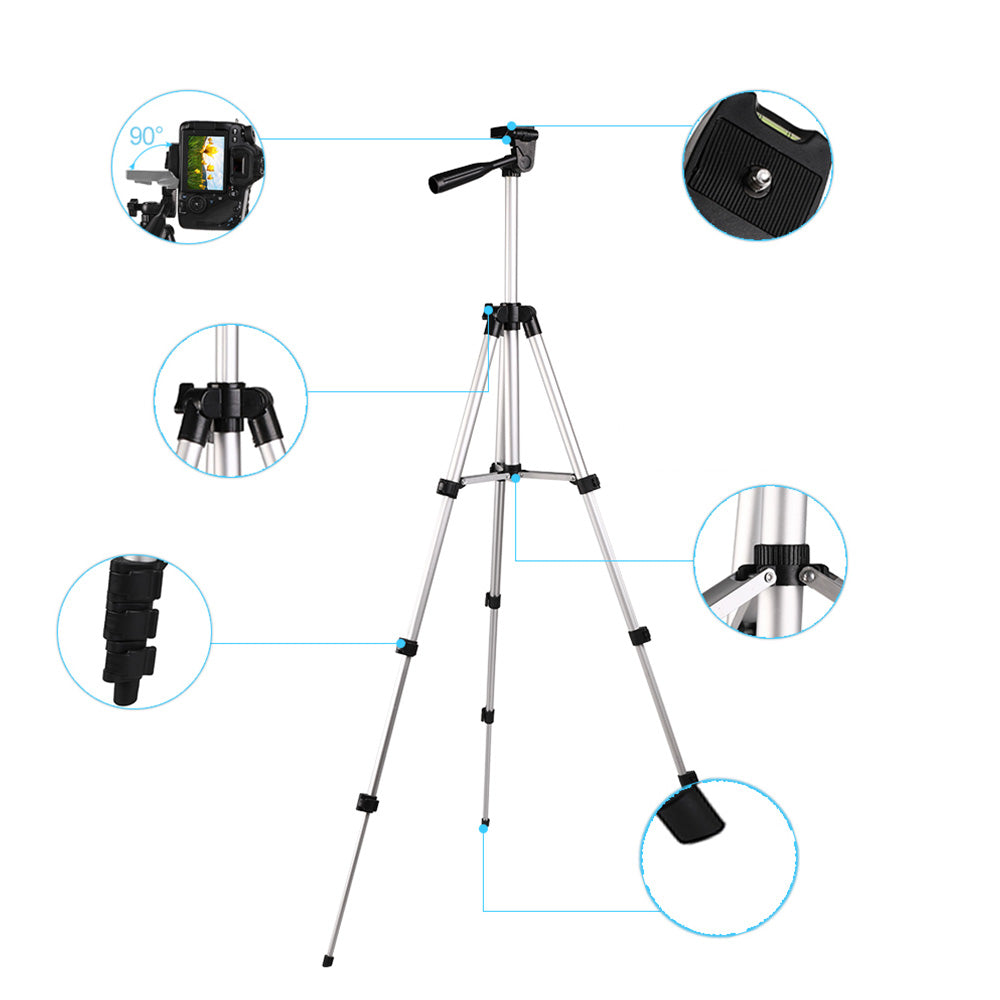 Telescopic Tripod Stand Holder Mount for Smartphone Camera