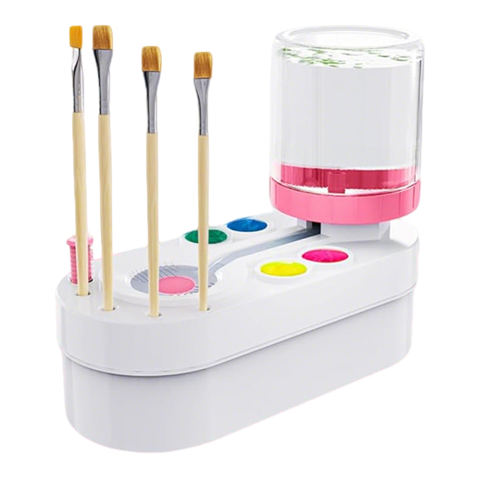 Paint Brush Cleaner Paint Station Art Supplies for Kids-Pink