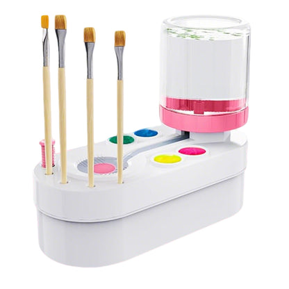 Paint Brush Cleaner Paint Station Art Supplies for Kids-Pink