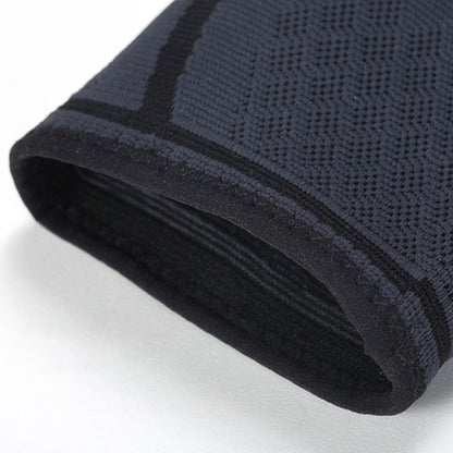 Pair of Elbow Compression Sleeve Elastic Arm Brace Support Wrap for Sports Black