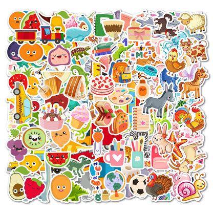 24 Sheets Cute Stickers