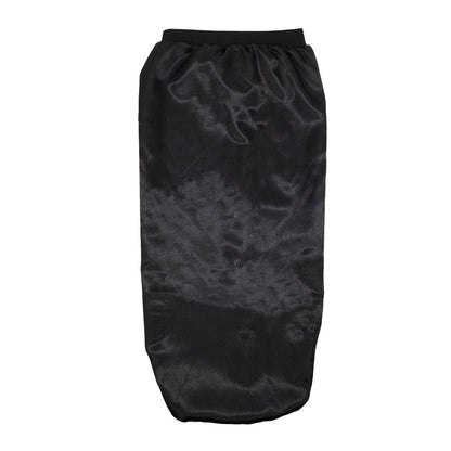 Satin Women's Sleep Hair Hat Care Sleeping Bonnet Night Cap Black