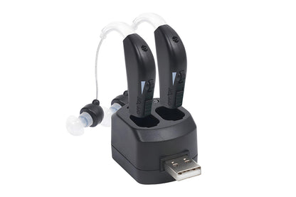 Hearing Aids Rechargeable with Noise Cancelling and Volume Control for Seniors