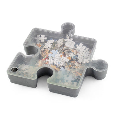 6 Layer Puzzle Storage Organizer Box Stackable Sorting Trays for 1000 Pieces-Grey