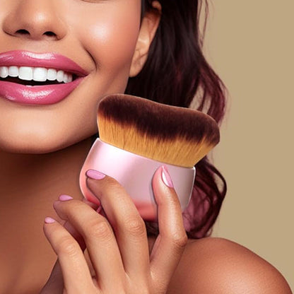 Extra Large Body Makeup Brush for Self Tanner & Liquid Cream Blending Pink