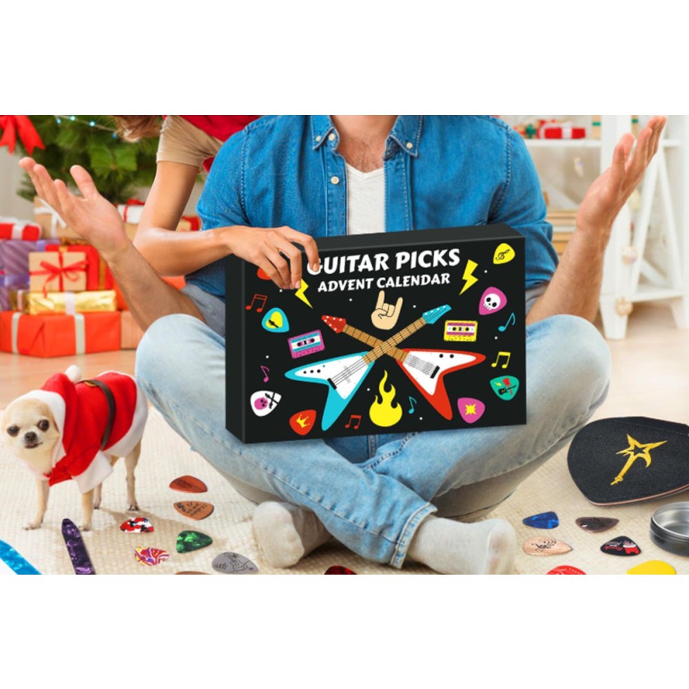 Guitar Picks Advent Calendar Christmas Gift