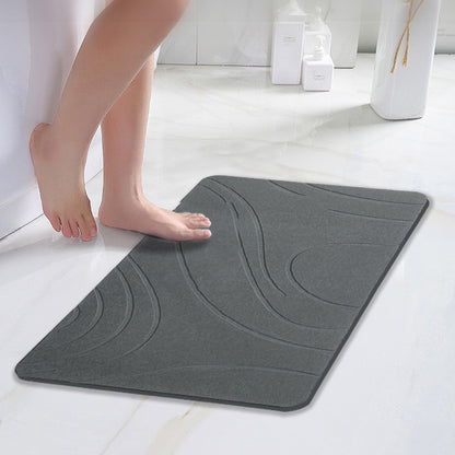 Diatomaceous Earth Shower Mat Quick Drying Floor Mat