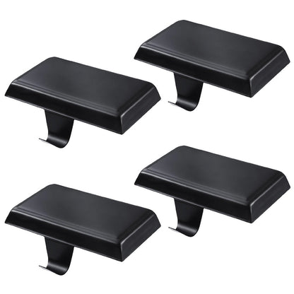 Set of 4 Metal Christmas Stocking Holders for Mantle Table and Window Display