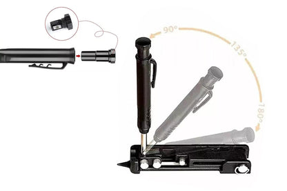 Multi-Functional Scribing Tool Construction Scribe Tool-Multi-Functional Scribing Tool and Deep Hole Pencil