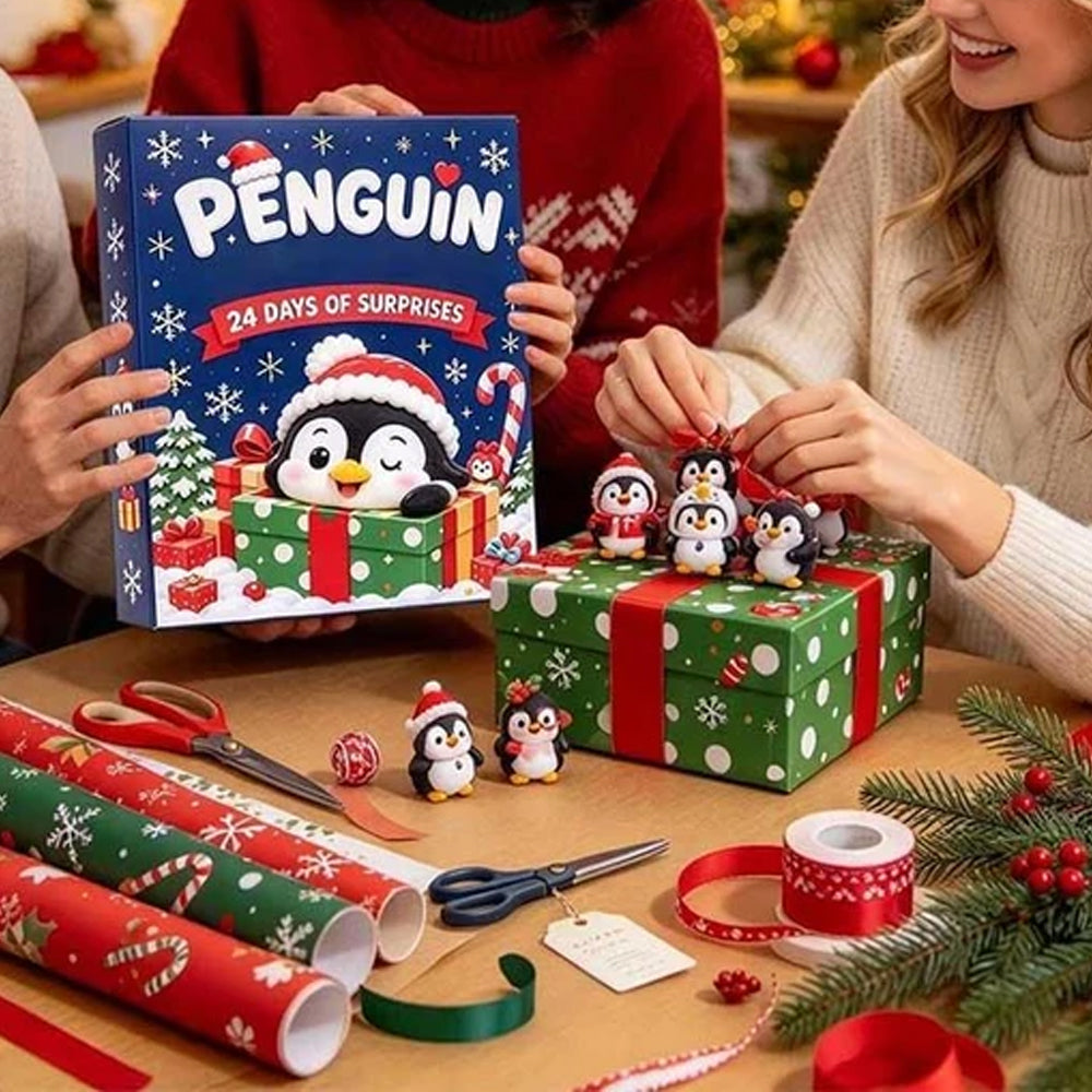 3D Penguin Christmas Advent Calendar For Adults 24 Day Countdown