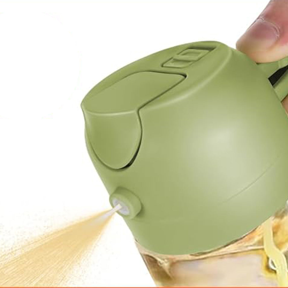 2 Pcs Measuring Oil Dispenser Bottle with Spray and Pour