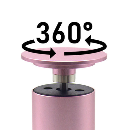 9-Speed Adjustable Electric Foot Callus Remover Digital Display Rechargeable Foot Sander Pedicure Tools with Sandpaper Disks Pink