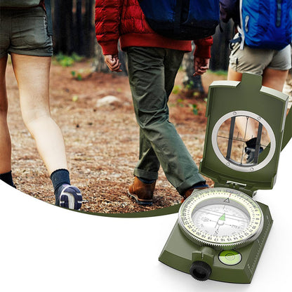 Lightweight Orienteering Compass with Strap Waterproof Compass Hiking Survival