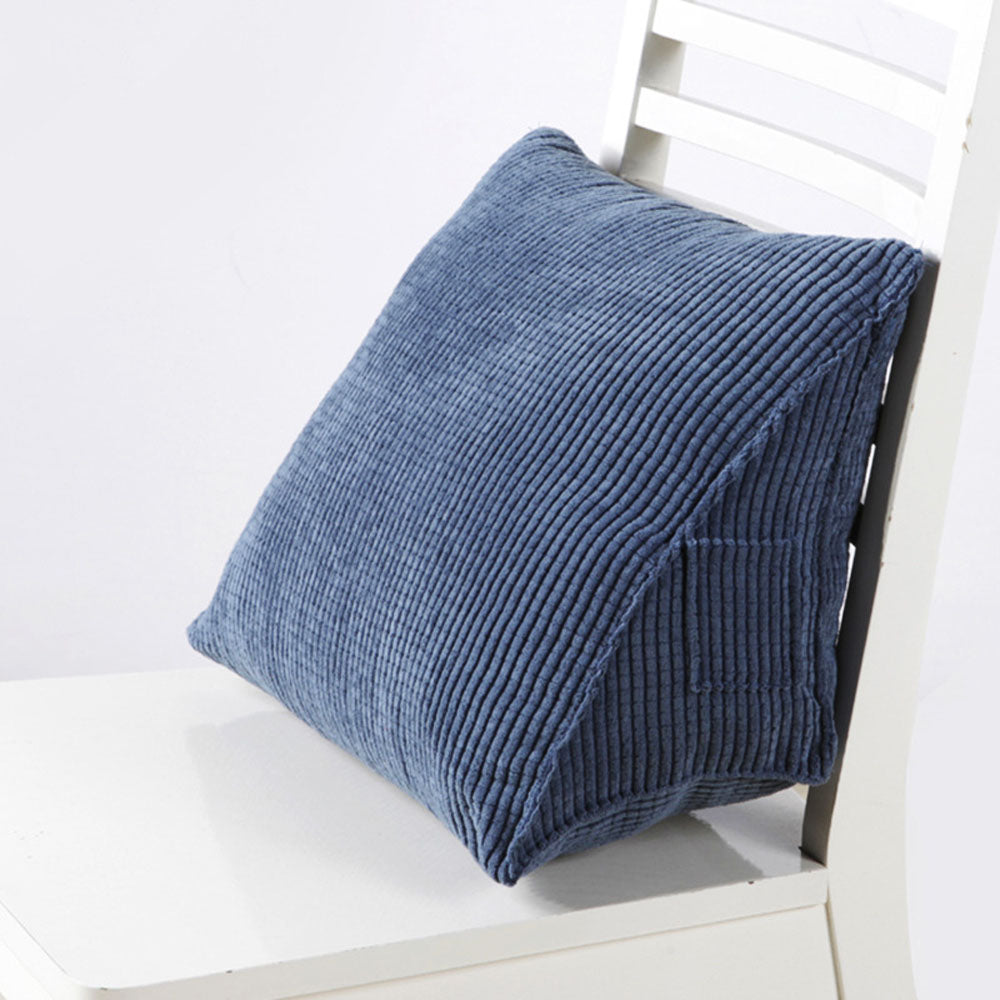 45 Degree Wedge Backrest Pillow-Blue