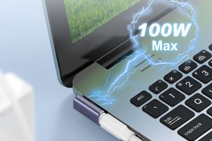5 Pieces 100W USB4.0 40Gbps Type C Male Female Adapter Extender