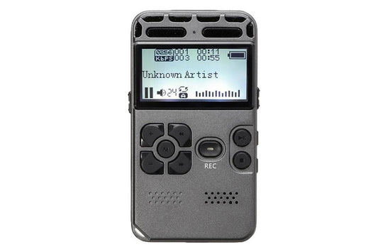 8G Rechargeable LCD Digital Audio Voice Recorder Dictaphone MP3 Player Expandable Up To 128G